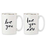 kate spade new york Bridal Party &quot;Love.&quot; &amp; &quot;Love You More&quot; Mugs (Set of 2)