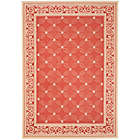 Alternate image 0 for Safavieh Courtyard 8-Foot x 11-Foot Aria Indoor/Outdoor Rug in Red/Natural