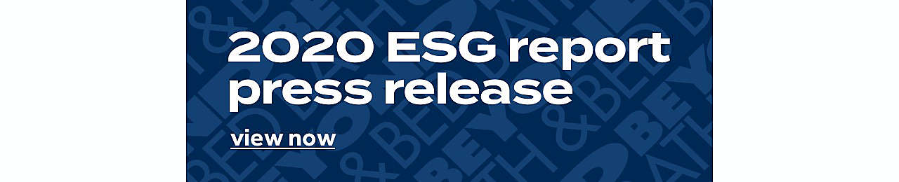 2020 ESG report press release view now