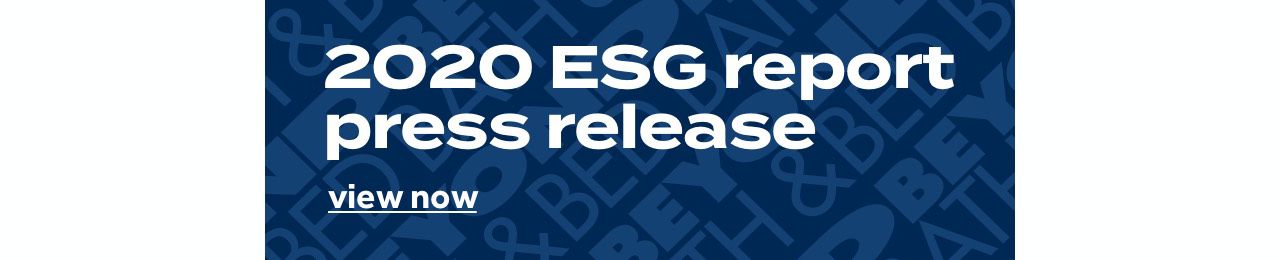 2020 ESG report press release view now