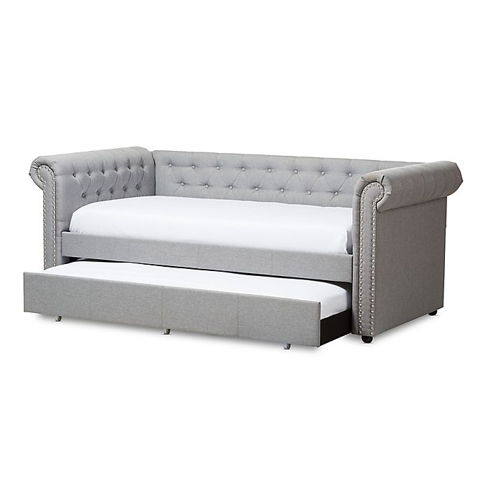 Baxton Studio Mabelle Daybed With, Trundle Sofa Bed Canada