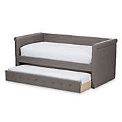 Baxton Studio Alena Day Bed with Trundle
