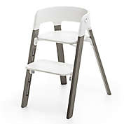 Stokke&reg; Steps&trade; Chair with Grey Legs and White Seat