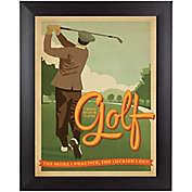 Golf Lucky Framed Wall Art