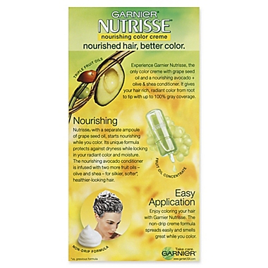 Garnier&reg; Nutrisse Nourishing Color Crème in 434 Dark Chestnut Brown. View a larger version of this product image.