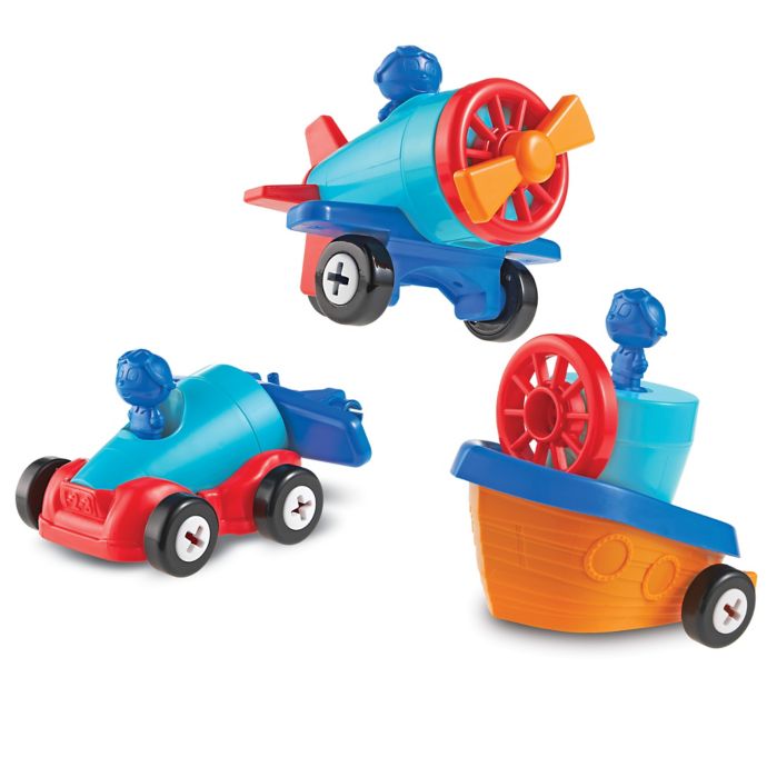 Learning ResourcesÂ® 1-2-3 Build Itâ„¢ Car-Plane-Boat 