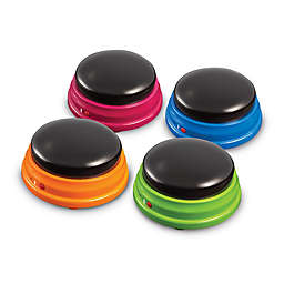 Learning Resources® 4-Piece Recordable Answer Buzzer Set