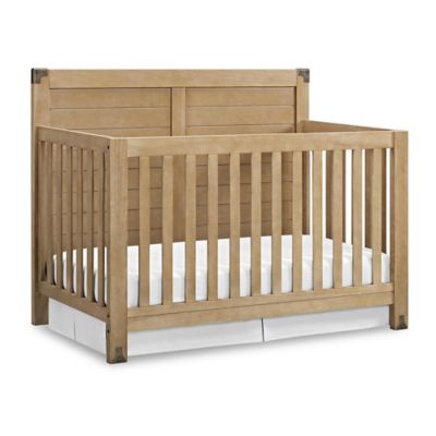 natural wood crib
