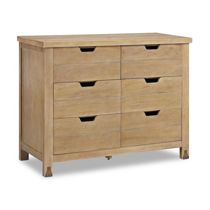 Baby Relax Ridgeline 6 Drawer Dresser In Natural Bed Bath Beyond