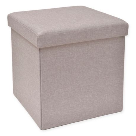 Studio 3b Folding Storage Ottoman With Tray Bed Bath Beyond