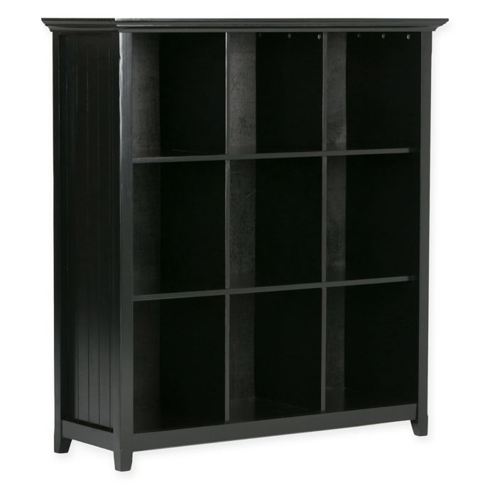 Simpli Home Acadian Pine 9 Cube Storage Unit Bed Bath Beyond