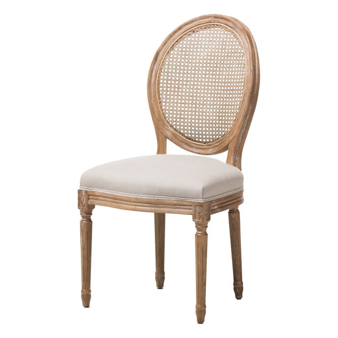 Baxton Studio Adelia Dining Side Chair In Beige Bed Bath And Beyond Canada