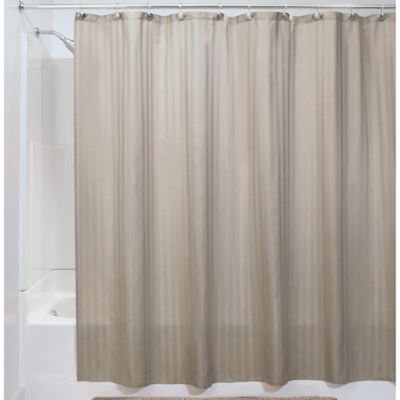 Idesign Satin Stripe Shower Curtain Liner Bed Bath Beyond