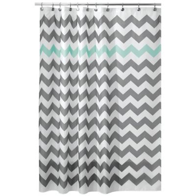 chevron shower curtain