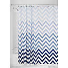 Alternate image 0 for iDesign&reg; Ombre Shower Curtain in Blue