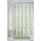 Alternate image 0 for iDesign&reg; Vine PEVA Shower Curtain in Green/White
