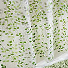 Alternate image 2 for iDesign&reg; Vine PEVA Shower Curtain in Green/White