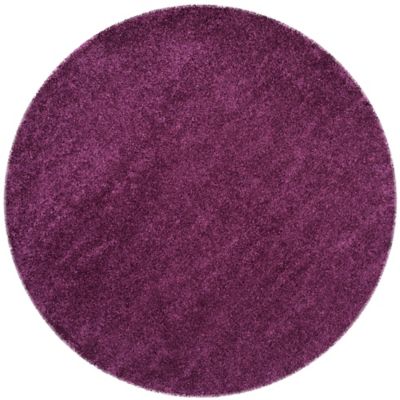 Safavieh California Shag 4-Foot x 4-Foot Irvine Rug in Purple