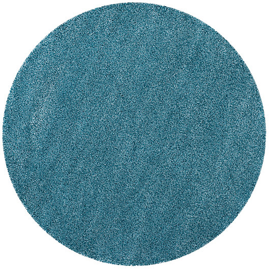 Alternate image 1 for Safavieh California Shag 6-Foot 7-Inch x 6-Foot 7-Inch Irvine Rug in Turquoise