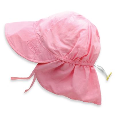 i play.&reg; by green sprouts&reg; Newborn Sun Flap Hat in Light Pink