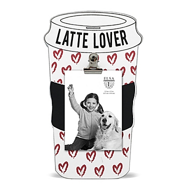 Elsa L 3-Inch x 4-Inch Latte Lover Picture Frame. View a larger version of this product image.
