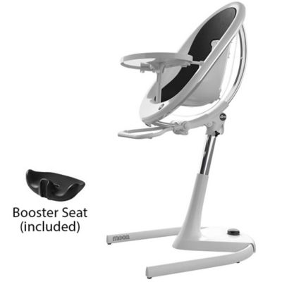 black and white high chair