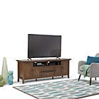 Alternate image 4 for Simpli Home Redmond Solid Wood 72 inch TV Media Stand in Rustic Natural Aged Brown