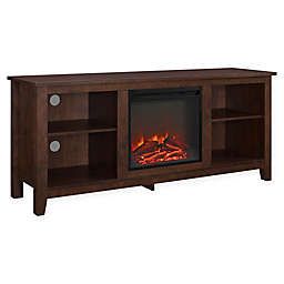 Forest Gate&trade; Huntley 58-Inch Fireplace TV Stand in Brown