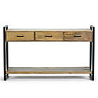 Alternate image 2 for Simpli Home Riverside Solid Mango Wood Console Sofa Table in Natural