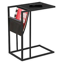 Monarch Specialties 24-Inch Metal Table with Magazine Rack