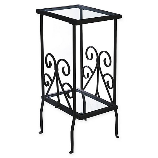 Alternate image 1 for Monarch Specialties 30-Inch Metal and Glass Accent Table