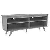 Forest Gate 58&quot; Mid-Century Modern Wood Console in Grey