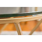 Alternate image 4 for Forest Gate Olivia Modern Geometric Glass Nesting Coffee Tables in Gold