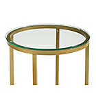 Alternate image 3 for Forest Gate&trade; Modern Glam 16-Inch Round Side Table in Gold