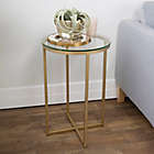 Alternate image 5 for Forest Gate&trade; Modern Glam 16-Inch Round Side Table in Gold