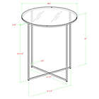 Alternate image 9 for Forest Gate&trade; Modern Glam 16-Inch Round Side Table in Gold