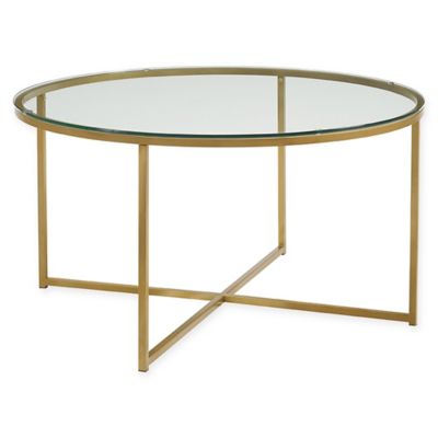 Connie 36 Inch Round Coffee Table In, 36 Inch Long Coffee Table