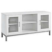 Forest Gate 52" Grayson Modern Wood Metal TV Console in White
