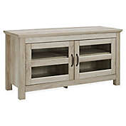 Forest Gate Ben 44" Traditional Wood TV Media Stand Storage Console in White Oak