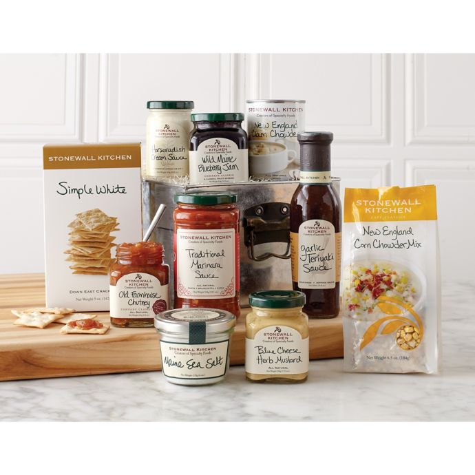 Stonewall Kitchen Well Stocked Pantry Gift Basket Bed