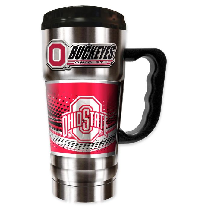 Ohio State University 20 Oz Vacuum Insulated Travel Mug Bed Bath Beyond