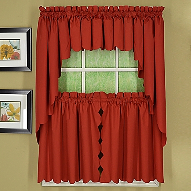 Today&#39;s Curtain Orleans Scallop Window Curtain Tier Pair. View a larger version of this product image.