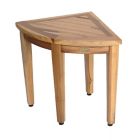 Alternate image 0 for EcoDecors&reg; EarthyTeak&trade; Oasis Teak Corner Shower Bench Collection
