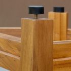 Alternate image 3 for EcoDecors&reg; EarthyTeak&trade; Oasis 38-Inch Teak 4-Tier Corner Shelf