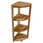 Alternate image 10 for EcoDecors&reg; EarthyTeak&trade; Oasis 38-Inch Teak 4-Tier Corner Shelf