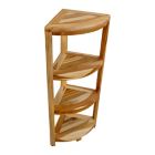 Alternate image 11 for EcoDecors&reg; EarthyTeak&trade; Oasis 38-Inch Teak 4-Tier Corner Shelf