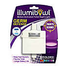 Alternate image 1 for IllumiBowl&trade; Never Fall Germ Defense Activated Toilet Night Light&trade; in White