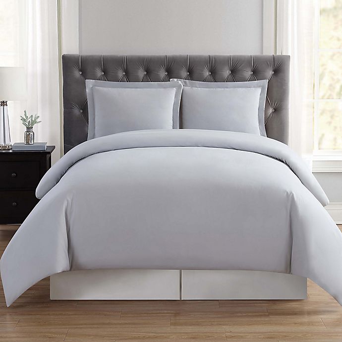 Alternate image 1 for Truly Soft Everyday 3-Piece Full/Queen Duvet Cover Set in Silver Grey