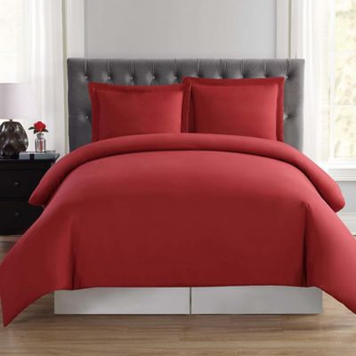 Truly Soft Everyday 3-Piece Full/Queen Duvet Cover Set in Red