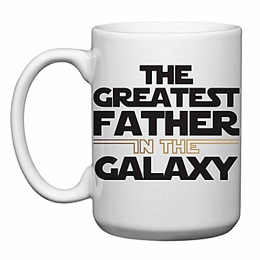 Love You a Latte Shop &quot;The Greatest Father in The Galaxy&quot; Mug. View a larger version of this product image.